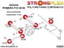 StrongFlex STF281308B Silentblock Brazo Exterior e Interior para Brazo Silentblock