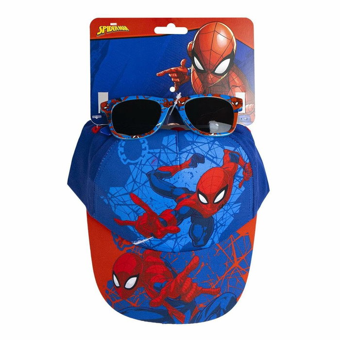 Cerdá Set de Gorra y Gafas de Sol Spiderman Talla 53 Cm Azul Cerdá Set de Gorra y Gafas de Sol Spiderman Talla 53 Cm Azul