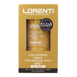 Lorenti Coloring Fiber Volumizing Wax 3 In 1 Blonde 30 gr - Define y texturiza tu cabello