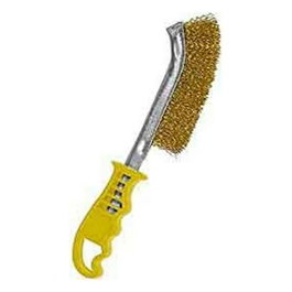 Mota Herramientas Cepillo de Bronce con Mango de Plástico F116b