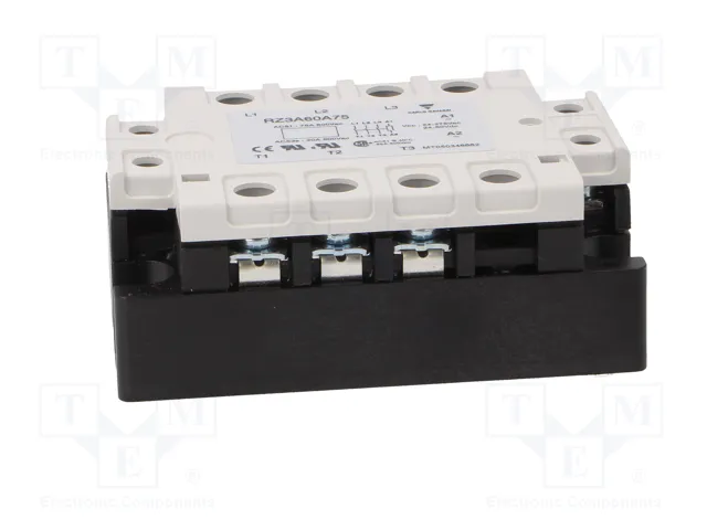 CARLO GAVAZZI RZ3A60A75 Relé de semiconductor trifásico 75A CARLO GAVAZZI RZ3A60A75 Relé de semiconductor trifásico 75A
