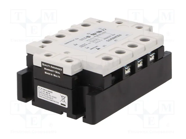 CARLO GAVAZZI RZ3A60A75 Relé de semiconductor trifásico 75A CARLO GAVAZZI RZ3A60A75 Relé de semiconductor trifásico 75A