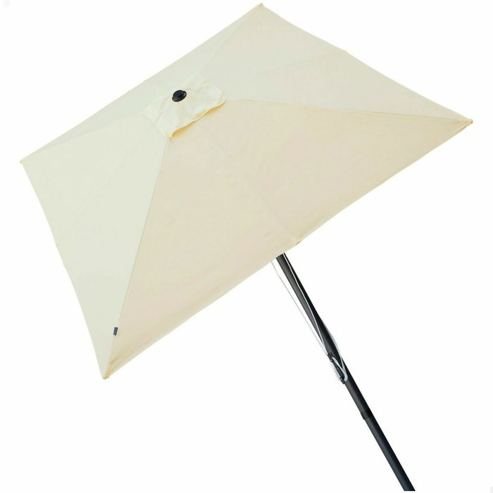 Parasol Aktive Crema Aluminio Acero 300 x 300 cm Parasol Aktive Crema Aluminio Acero 300 x 300 cm
