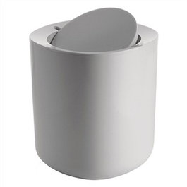 Alessi PL10 W Birillo Cesto para el Baño PMMA Blanco