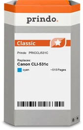 Prindo PRICCLI531C Classic Cartucho de tinta cian