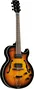 EKO Guitarra Eléctrica Hollowbody Jazz Single Cut Sunburst Acabado Brillante