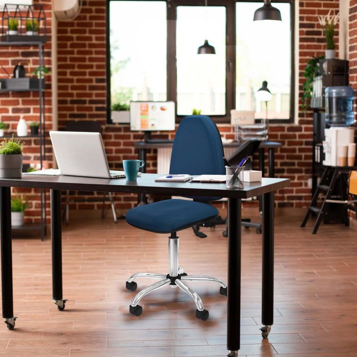 PIQUERAS Y CRESPO Silla de oficina Aýna Turquesa con mecanismo Asincro