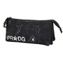 Pro-Dg Estuche Portatodo Triple ECO Tricks REP 11x23x7cm Negro Material Reciclado Repelente Líquidos