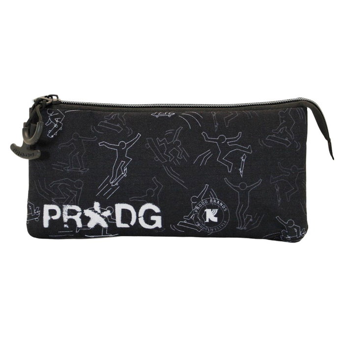 Pro-Dg Estuche Portatodo Triple ECO Tricks Negro