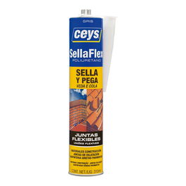 Ceys Sellaflex Gris Cartucho Sellador Poliuretano Juntas Flexibles 310 ml Referencia 505802