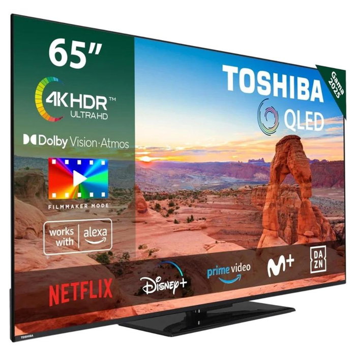 Toshiba 65QV3463DG TV 65 Pulgadas QLED 4K UHD Smart con Dolby Vision y HDR10