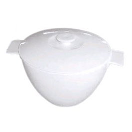 SUMMA Bol de Sopa con Tapa - Porcelana, Modelo NOUBON (Set de 3)