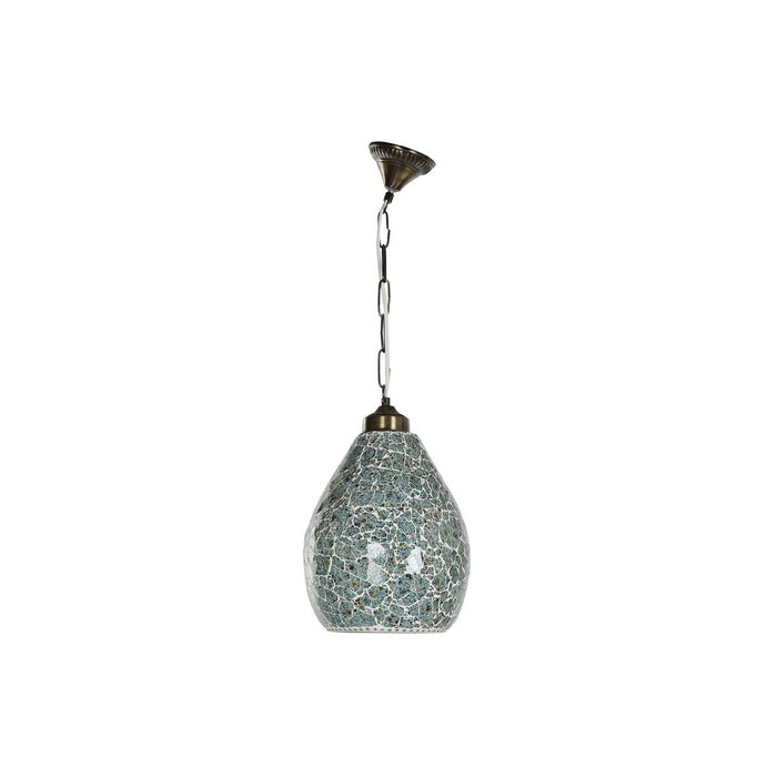 DKD Home Decor Lámpara de Techo de Cristal y Metal Craquelado (Surtido de 2 unidades)