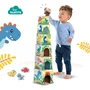 Ses Creative SES8710341132026 Torre de Bloques para Apilar con Figuras de Dinosaurios y Juego de Habilidad