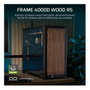 Corsair FRAME 4000D RS WOOD Negro/Nogal
