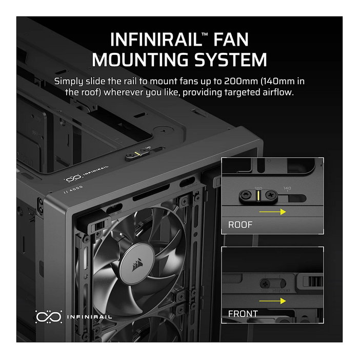 Corsair FRAME 4000D RS WOOD Negro/Nogal Corsair FRAME 4000D RS WOOD Negro/Nogal
