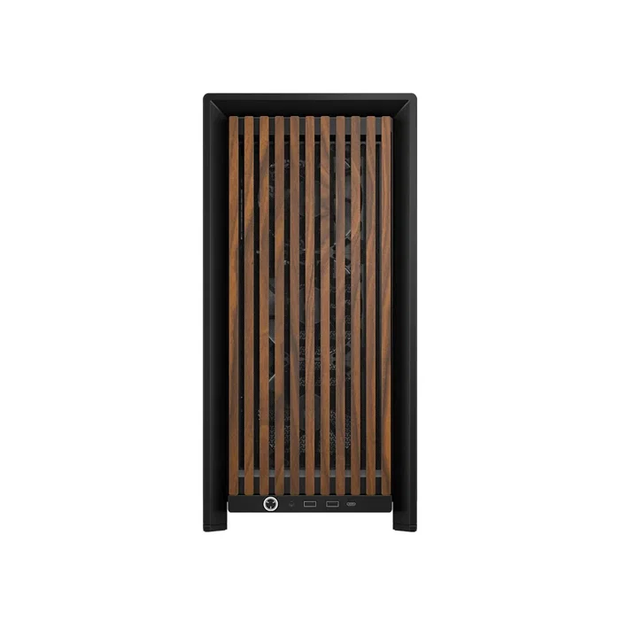 Corsair FRAME 4000D RS WOOD Negro/Nogal