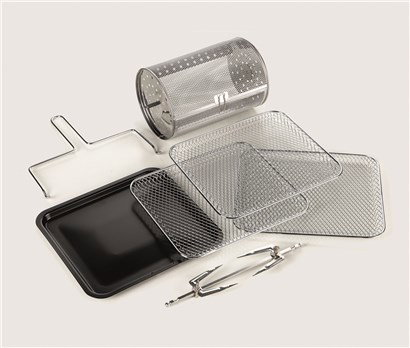 Ariete 4619 Freidora de Aire y Horno con Parrilla Giratoria y Accesorios para Asar, Hornear y Cocinar Múltiples Niveles Ariete 4619 Freidora de Aire y Horno con Parrilla Giratoria y Accesorios para Asar, Hornear y Cocinar Múltiples Niveles