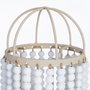 Lámpara Mesa Blanco Dm-Metal 19 X 19 X 61 cm