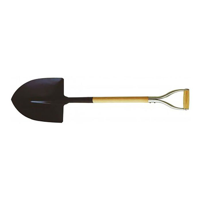 Darman Pala Punta con Mango Anilla Metálica, 29 x 17 x 110 cm