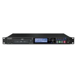 TASCAM SS-CDR250N Grabador Reproductor CD/SD WAV/MP3 para Aplicaciones Profesionales con Doble Ranura SD, I/O Balanceada/Desbalanceada, AES/EBU y Opción Dante