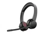 Q-connect Auricular Inalámbrico Diadema con Micrófono Flexible Bluetooth USB Negro