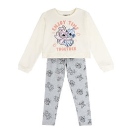 Cerdá Conjunto 2 Piezas Cotton Brushed Leggin Stitch Beige 12 Años