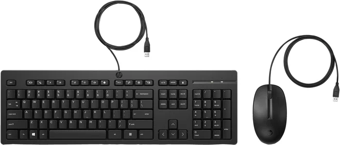 HP Combo de teclado y ratón con cable 225 HP Combo de teclado y ratón con cable 225