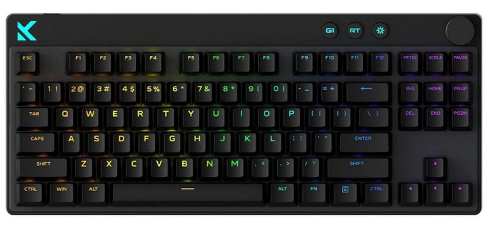 Mchose HW-Mix87-9 Teclado Gaming RGB Negro Mchose HW-Mix87-9 Teclado Gaming RGB Negro