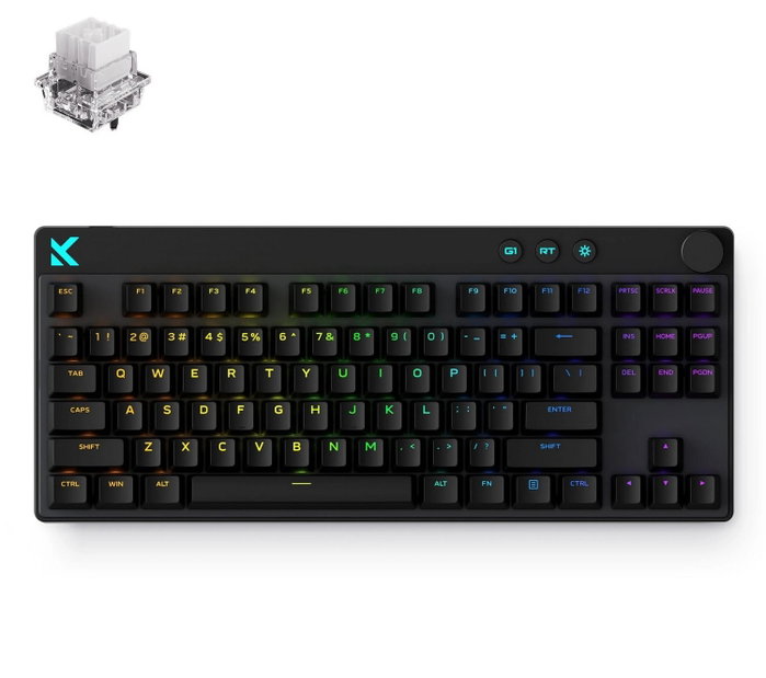 Mchose HW-Mix87-9 Teclado Gaming RGB Negro Mchose HW-Mix87-9 Teclado Gaming RGB Negro