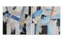 DKD Home Decor Cuadro Lienzo MDF Abstracto Pack de 2