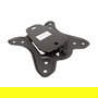 VALUE VALUE 17.99.1141 Soporte de Montaje en Pared para Pantalla LCD, para Monitores de hasta 27 Pulgadas, Hasta 20 kg, Compatible VESA 75x75 / 100x100 mm, Color Negro