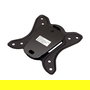 VALUE VALUE 17.99.1141 Soporte de Montaje en Pared para Pantalla LCD, para Monitores de hasta 27 Pulgadas, Hasta 20 kg, Compatible VESA 75x75 / 100x100 mm, Color Negro
