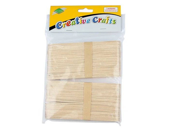 Liderpapel Palillos para Manualidades Madera Color Natural 15x2 cm Bolsa de 100 Unidades Liderpapel Palillos para Manualidades Madera Color Natural 15x2 cm Bolsa de 100 Unidades