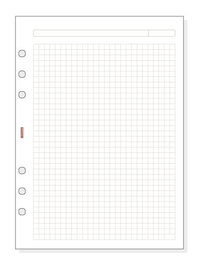 Finocam Recambio Agenda Anillas Open R1040 155x215 mm 50H Cuadrícula