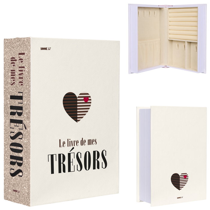 Home Deco Factory Caja Libro Joyero Glam Home Deco Factory Caja Libro Joyero Glam