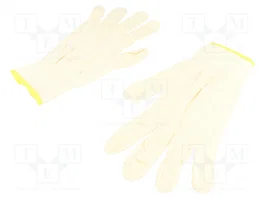 BAHCO Guantes protectores de algodón medida 10