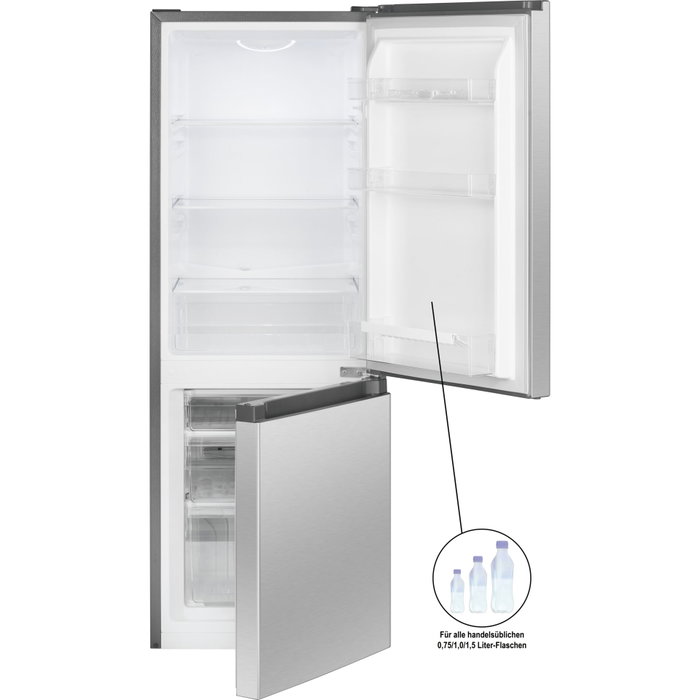 Bomann KG 320.2 ix-look Frigorífico combi Silver