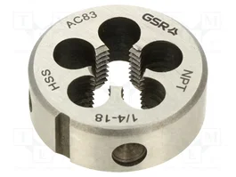 GSR Terraja tubular NPT 1/4 pulgadas 18 HSS