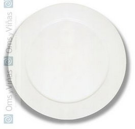 Porcellana Valentina Plato R. Buffet de Porcelana para Vajilla, Diámetro 52 cm
