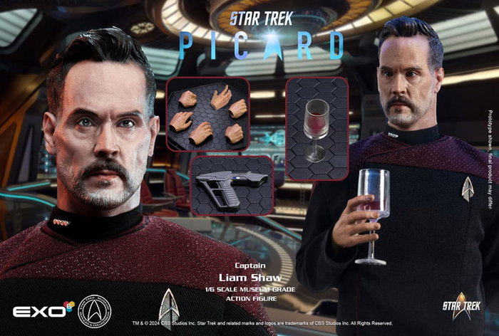 Star Trek: Picard Figura 1/6 Captain Liam Shaw 30 cm