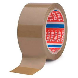 Tesa Precinto PP Caucho Natural Marrón 132x50 (Set de 6) (Set de 6)