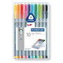 Staedtler Triplus Fineliner Estuche 10 Unidades Colores Surtidos 0,3 mm