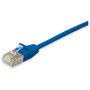 Equip Cable de Red Cat6a F/FTP 0,5 m Azul Slim LSZH