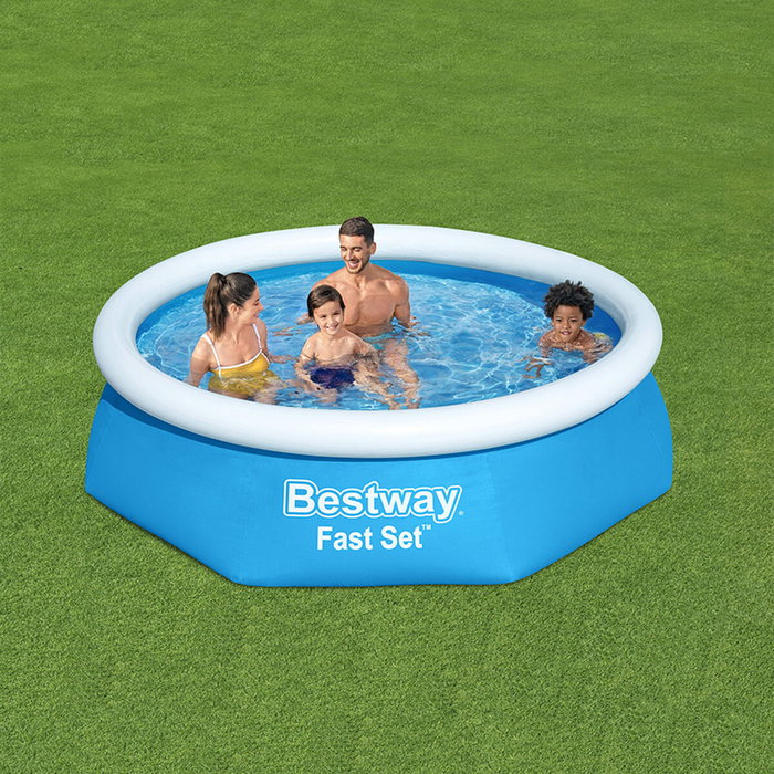 Bestway Piscina Hinchable Adulto Aro con Depurador 244x61 cm Azul Bestway Piscina Hinchable Adulto Aro con Depurador 244x61 cm Azul