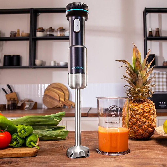 Batidora de Mano Cecotec BlendGo Pack 1800 W Negro