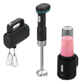 Batidora de Mano Cecotec BlendGo Pack 1800 W Negro
