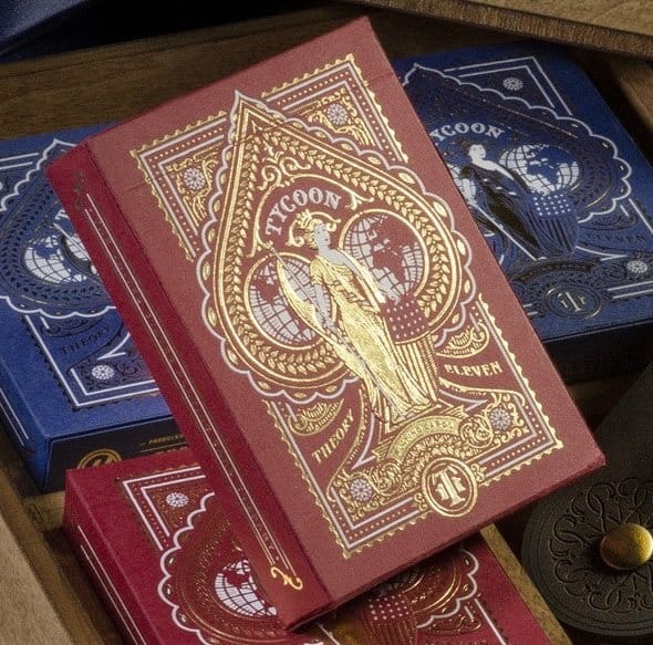 Theory 11 Baraja de cartas Tycoon Red