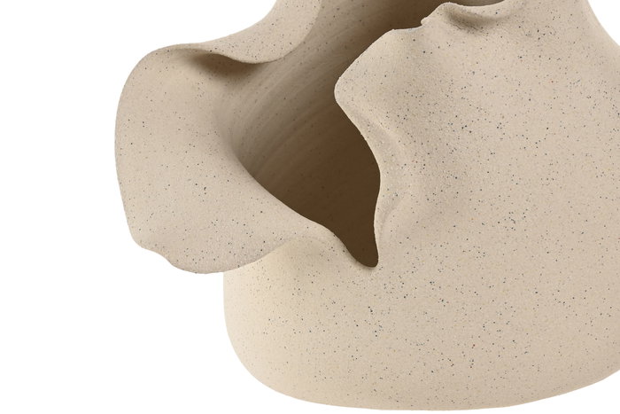 DKD Home Decor Jarrón Moderno Blanco Cerámica Orgánico 27 x 22 x 22 cm DKD Home Decor Jarrón Moderno Blanco Cerámica Orgánico 27 x 22 x 22 cm