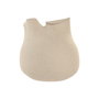 DKD Home Decor Jarrón de Cerámica Blanco Orgánico Artesanal